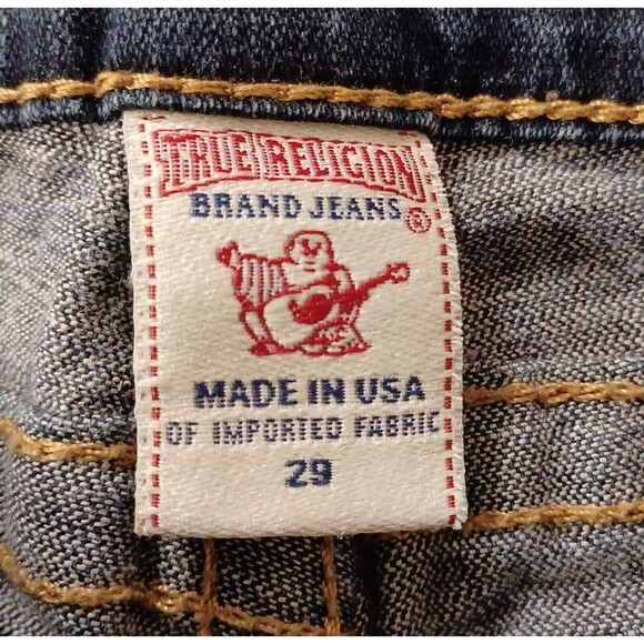 True Religion Women's  Joey Distressed Low Rise Boot 29x26 - Picture 7 of 8